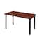 Regency Regency Kee 42 x 24 in. Training Seminar Table- Cherry Top, Black Legs MT4224CHBPBK - alternate 1